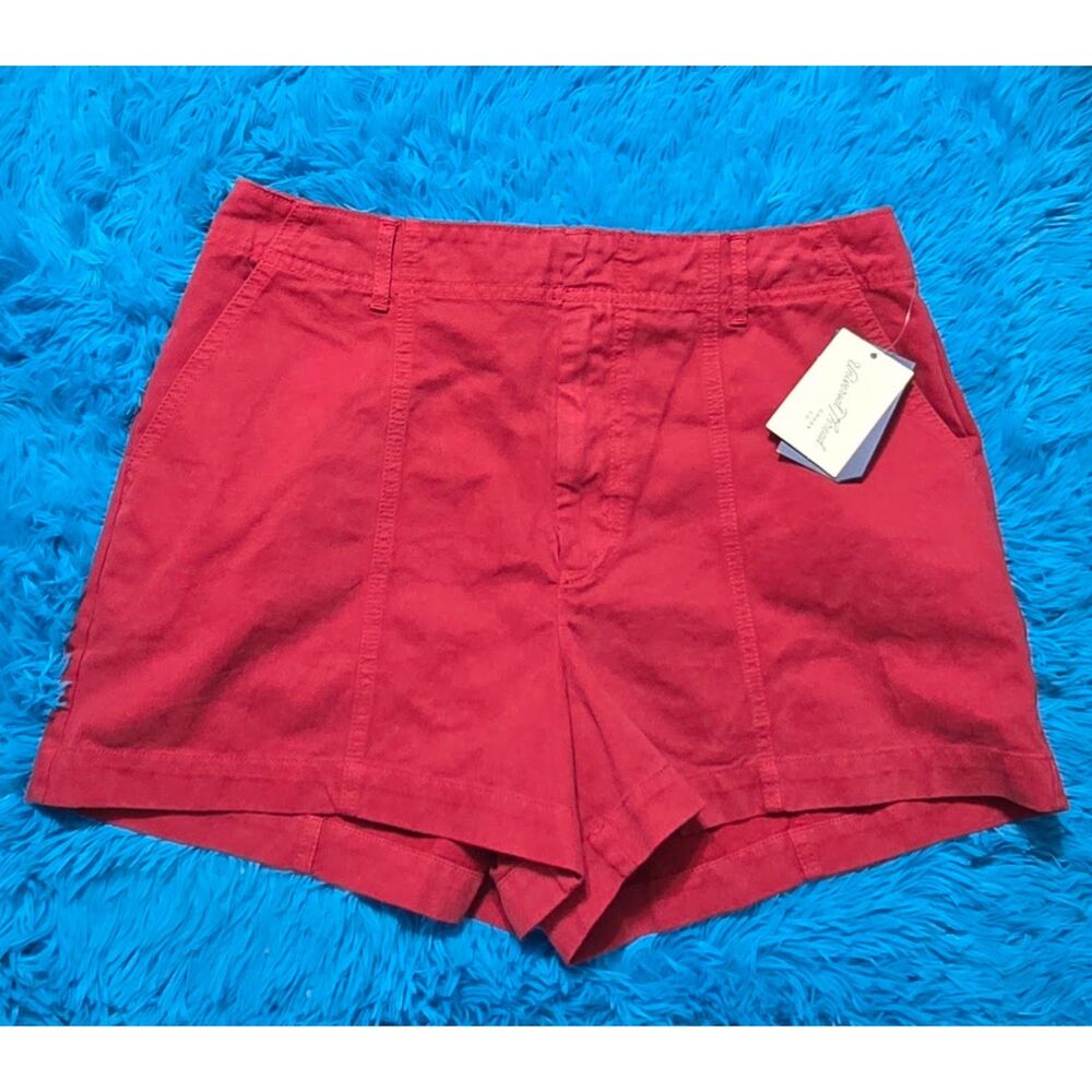 Universal Thread Women's High-Rise Trouser Shorts - Red 10
